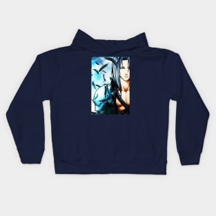 Winged fallen Angel Kids Hoodie